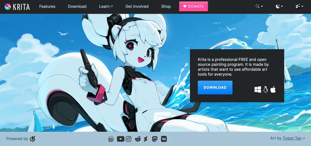 Krita screenshot